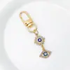 Chaveiro de Franja Olho do Diabo Olhos Azuis Diamante Brilhante One Piece Acessórios Estilo Turco Pingente de Bolsa