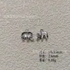 Acessórios DIY de liga de zinco transfronteiriços Corrente de bolsa de elefante estilo europeu e americano Colar Pulseira Acessórios de joias atacado