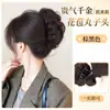 Extensão de Rabo de Cavalo com Presilha de Garra, Aplique de Coque, Coque Fofo para Adicionar Volume, Ferramenta de Penteado Estilo Antigo, Elástico de Cabelo