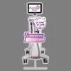 Soporte de Exhibición Acrílico para Marca Water Light Pantalla de Escritorio en Sala de Transmisión en Vivo de Belleza Médica