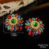 Pendientes de Moneda con Retrato Estilo Palacio con Perlas y Diseños Florales, Nuevos Pendientes Retro de Gama Alta Vintage 2026