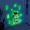 Uma Variedade de Novos Produtos Animais Criativos Verdes Luminosos de Halloween Gatinho Estrela Adesivos de Parede Decoração de Sala de Estar Quarto Adesivos de Parede Autoadesivos