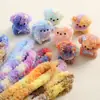 20 mm gradiente terciopelo coral palo retorcido teñido por segmentos terciopelo denso encriptado hecho a mano paquete de materiales DIY material de cachorro de peluche