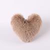 Pelota de Peluche Corazón de Melocotón Creativa Material Hecho a Mano para Bricolaje Pelota de Peluche de Imitación Bolsa para Llaves Accesorios de Joyería Colgante de Peluche con Forma de Corazón