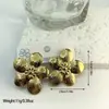 Pendientes geométricos de acero inoxidable a rayas estilo ins transfronterizos europeos y americanos, modernos y versátiles, venta al por mayor de fabricantes de pendientes transfronterizos