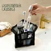Necessaire de viagem, bolsa de armazenamento vertical, bolsa portátil à prova d'água para armazenamento de cosméticos de hotel, armazenamento de escova de dentes