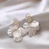 Pendientes Texturizados de Lujo Ligero y Gama Alta, Pendientes de Diseño Femenino y Fresco, Pendientes y Pendientes Franceses Elegantes y Versátiles