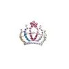 Corona Tiara Princesa para Niños Clip Horquilla para el Cabello de Niña Pequeña Accesorios para el Cabello Horquilla de Pedrería Corona de Cumpleaños para Niña