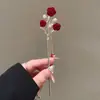 Nuevo Pasador de Pelo con Borla Estilo Chino para Mujer, Pasador Rojo de Alta Gama Estilo Antiguo, Nuevo Pasador de Pelo con Borla de Flor 2026