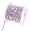 Cadena de Garra de Pedrería de Cristal Densa, Cadena de Garra de Vidrio para Decoración de Ropa, Accesorios para Vestidos de Boda DIY, Adornos Decorativos