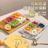 Lonchera de Frutas Camping Picnic Portátil Compartimentos Lonchera Lonchera Apta para Microondas Refrigerador Doméstico Cajón de Verduras