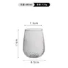 Taza de Café de Alto Borosilicato para Uso Doméstico, Alto Valor Estético, Resistente a Altas Temperaturas, Taza para Americano Latte Hielo Sucio, Vaso de Vidrio para Beber