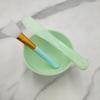 Conjunto de Tigela para Máscara de Silicone de Quatro Cores, Pincel para Máscara, Espátula para Máscara, Tigela de Ajuste de Máscara, Conjunto de Cinco Peças, Ferramentas de Maquiagem para Beleza