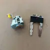 Adecuado para Nissan Sentra 2019-2024, cilindro de cerradura de puerta delantera izquierda con llave, cilindro de cerradura mecánico delantero izquierdo