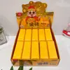 Nuevos Borradores Creativos y Divertidos con Forma de Ladrillo Dorado de Imitación Serie de Año Nuevo, Papelería de Alto Valor, Regalos Limpios y Sin Rastro