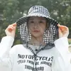Sombrero de Sol Transpirable Anti-Mosquitos para Hombres y Mujeres Primavera y Verano Exterior Ala Ancha Pesca Camping Recolección de Té Sombrero