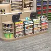 Estante Pequeño Delantero de Caja de Supermercado Estante de Exhibición de Chicles para Tienda de Conveniencia Estante de Exhibición de Artículos Pequeños para Snacks de Farmacia
