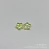 Acrílico Colorido Chapado AB Perforado Estrella Cuenta Pentagrama Acrílico Anillo Colgante Accesorios para Pulsera DIY Mano