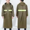 Impermeable Grueso para Adultos Impermeable de Mujer Largo Grueso de Moda de una Pieza para Todo el Cuerpo Antitormenta Impermeable al Aire Libre Ciclismo Senderismo