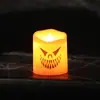 Bestseller transfronterizo Halloween Luz de vela de mano de fantasma LED, vela electrónica simulada, luz nocturna decorativa ambiental