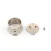 Base de poste para roupas de 25 mm Suporte para tubo de roupas acessórios para guarda-roupa assento com flange liga de zinco assento de suporte de tubo para roupas tubo para roupas
