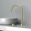 Grifo de Lavabo de Cobre Completo Tipo Split Frío y Caliente Color Gris Pistola para Lavabo de Encimera de Baño con Doble Agujero