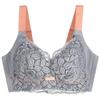 Roupas Íntimas Sensuais de Látex Romântico para Seios Grandes com Copas Pequenas e Finas, Sutiã de Renda Ajustável para Tamanhos Grandes