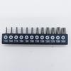 Juego de destornilladores de cruz cortos de una sola cabeza de 25 mm, juego de 10 destornilladores, una sola cabeza, Torx, taladro manual con orificio de soporte