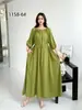 Vestido de Algodão Casual Europeu e Americano Transfronteiriço Plus Size Feminino de Caimento Solto para Férias na Praia de Verão, Adequado para Mulheres Plus Size e Grávidas