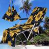 Funda para silla de playa transfronteriza bolsa para silla de playa de microfibra impresión digital 3D serie girasol
