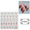 Zhengxiang transfronterizo 2023 pegatinas para uñas relieve 5D Halloween Navidad niños europeos y americanos pegatinas para uñas personalizadas venta al por mayor