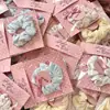 Cartões de Embalagem Personalizados para Presilhas com Design Dobrável para Crianças, Laços de Cabelo Artesanais Fofos, Acessórios de Cabelo, Faixas de Cabelo para Presente e Embalagens