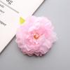 Cabeza de flor de peonía artificial de 13 cm, flor de seda para boda, Hanfu, linterna antigua, decoración, flor falsa, tocado hecho a mano