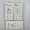 Caja de cartón para cable de carga rápida Apple, juego de cargador de cabezal de carga rápida de 20W, cable de datos Tipo-c/PD/C a C, caja de embalaje