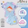 Traje de Baño Infantil de Dibujos Animados Inspirado en Fiesta de Huevos Verano Niñas Dos Piezas Protección Solar Secado Rápido Nuevo Modelo