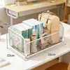 Estantería para libros, organizador móvil para mochilas de estudiantes, herramienta de almacenamiento de libros debajo del escritorio, carrito pequeño de pie, artículo útil para uso en el aula