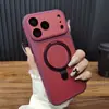 Estojo para Celular Apple 18 Pro com Dissipação de Calor por Janela Grande e Suporte Magnético, Estojo Respirável Apple 17, Pulseira de Pulso Anti-Queda Apple 16