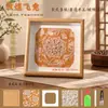 Pintura de perlas DIY, una serie de regalos hechos a mano con pintura de diamantes autoadhesiva para maestros en el Día del Maestro, con marcos de fotos y piezas decorativas de alta calidad