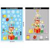 Decorações de Natal Adesivos Eletrostáticos Adesivos para Porta de Vidro e Janela Decorações Layout de Cena de Loja Número de Adesivos para Idosos