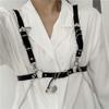 Ins Punk Belt Cintura Feminina Corrente Alça com JK Vestido Corpo Cadeia Hip Hop Diablo Decorações Funcionais