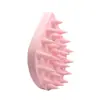 Shampoo e Escova de Massagem para Cabelos Molhados e Secos, Couro Cabeludo Limpo, Escova de Shampoo de Silicone para Aliviar a Fadiga, Pente de Shampoo de Silicone Gota d'Água