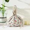 Bolsa de Algodão Colorida para Revenda Bolsa para Almoço do Trabalho Bolsa Lancheira para Estudante Bolsa para Miudezas Bolsa de Mão Bolsa para Armazenamento de Cosméticos