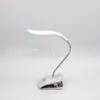 Luz LED recargable con clip para pantalla, lámpara de protección ocular, manguera flexible de plástico de ángulo ajustable, tres niveles de brillo, precio de fábrica