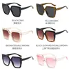 Gafas de Sol Negras de Marco Extra Grande, Protección UV, Gafas de Sol para Conducir, Modernas y Versátiles, Gafas de Sol de Moda Estilo Coreano