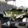 Pingentes de Carro de Peixe Pescador Criativos e Interessantes Transfronteiriços Acessórios para Mochila Decorações de Natal para Casa