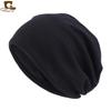Gorro de algodón gofrado para invierno, gorro de luna, gorro de pelo largo, gorro de dormir TTM-132