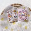 Impresión de gatito lindo Página de libro Bloque de libro Cuentas Versátil Agujero recto Cuentas DIY Accesorios hechos a mano Cuentas sueltas