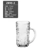 Taza de Vidrio con Asa Engrosada Resistente a Altas Temperaturas Taza de Cerveza Doméstica Sala de Ajedrez y Cartas Casa de Té Taza de Té Especial para Beber Agua Té