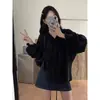 Camisa de Manga Larga con Volantes y Cuello en V para Mujer, Ropa de Abrigo para Primavera y Otoño, Cárdigan, Tacto de Alta Gama, Diseño Perezoso, Top