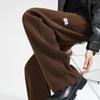 Calça de Veludo Cotelê Reta para Homens, Novo Estilo Outono e Inverno 2026, Calça Casual Masculina de Inverno, Calça de Moletom Esportiva Solta, Calça de Moletom Wide Leg